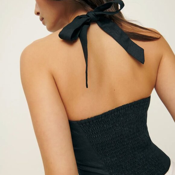 Reformation Malika Linen Top - Picture 2 of 5